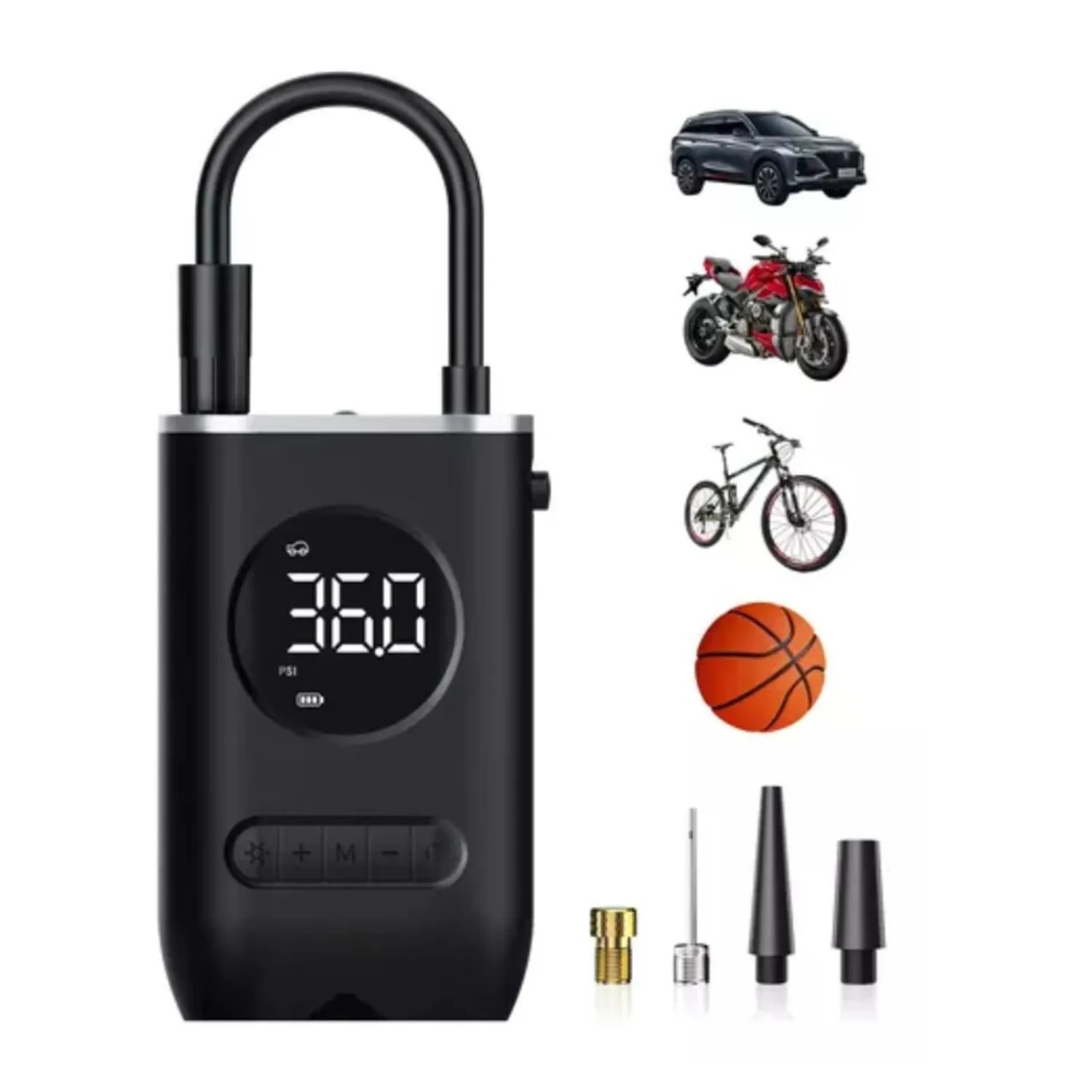 Miniatura 4 de Inflador Portátil De Llantas Auto Moto B